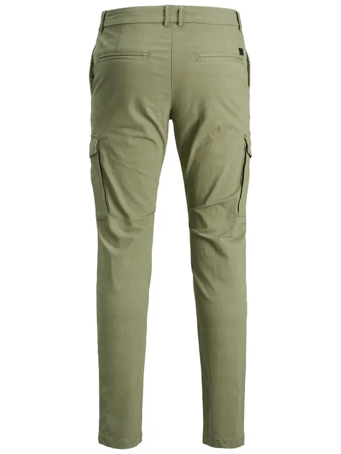 Trousers JACK and JONES Mens MARCO PRATT CHINOS Green Deep Lichen Green
