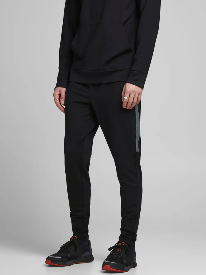 Trousers JACK and JONES Mens PERFORMANCE SPORTS PANTS Black Black Near Me