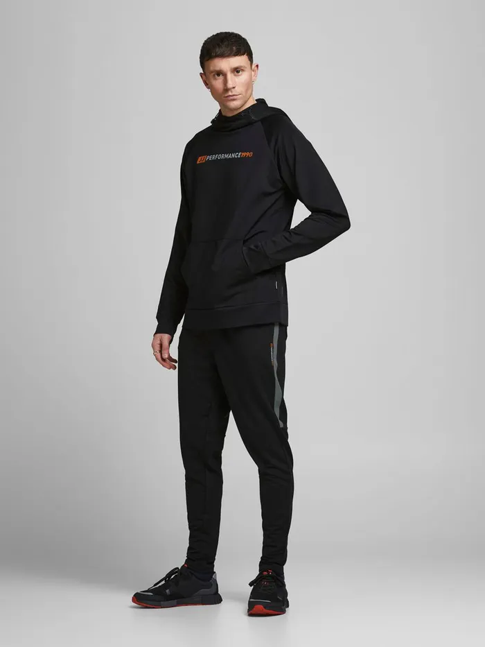 Trousers JACK and JONES Mens PERFORMANCE SPORTS PANTS Black Black Near Me