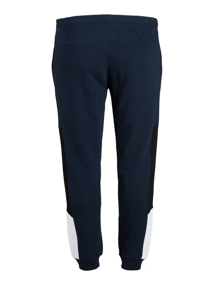 Trousers JACK and JONES Mens TAPERED FIT PLUS SIZE SWEAT PANTS Blue Navy Blazer Online