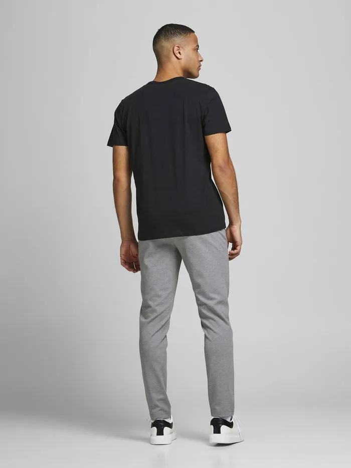 Trousers JACK and JONES Mens WILL PHIL SWEATPANTS Grey Light Grey Melange Gift Ideas