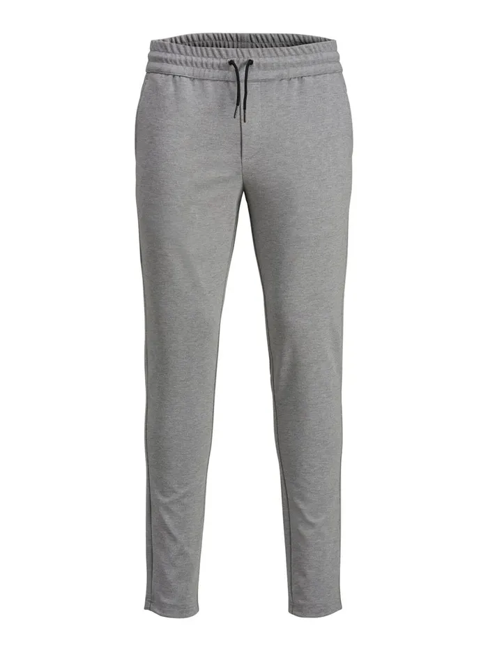 Trousers JACK and JONES Mens WILL PHIL SWEATPANTS Grey Light Grey Melange Gift Ideas