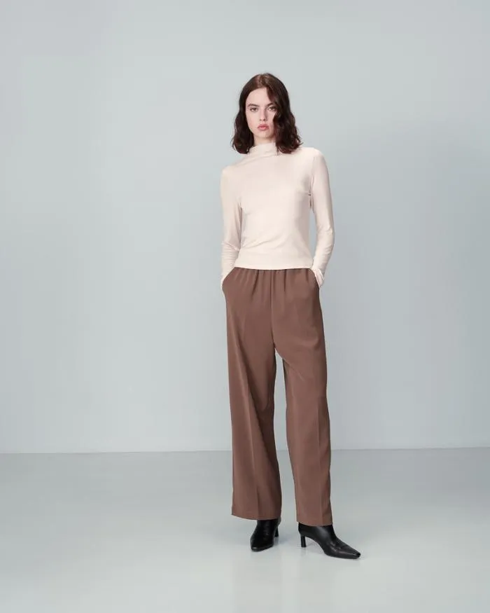 TROUSERS KAKI NOBLESSE Shop Grace and Mila Flowing Trousers