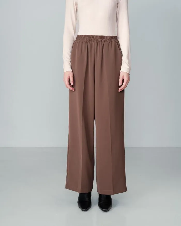 TROUSERS KAKI NOBLESSE Shop Grace and Mila Flowing Trousers