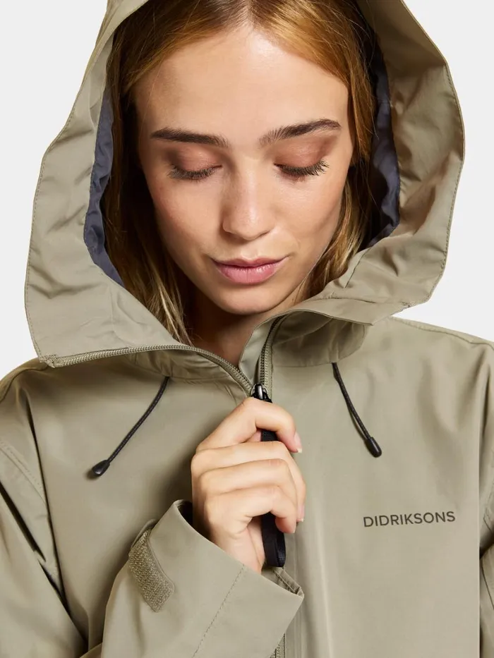 Turvi Jacket Mistel Green Women Didriksons Spring Jackets