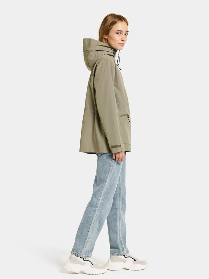 Turvi Jacket Mistel Green Women Didriksons Spring Jackets