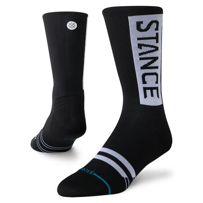 Ultralight Performance Crew Socks Og 8211 Black MenWomen Stance Crew