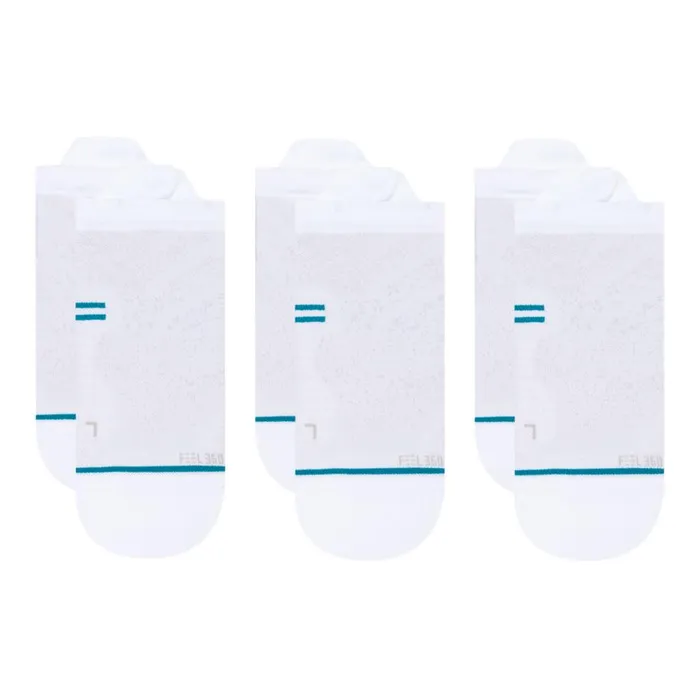 Ultralight Performance Tab Socks 3 Pack Athletic Ultralight 8211 White MenWomen Stance Tab
