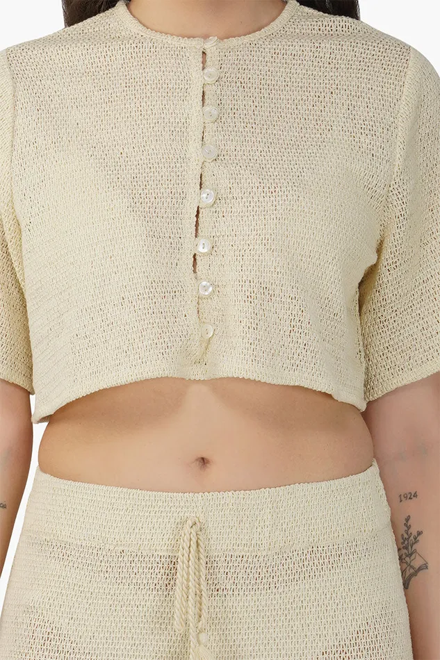 Uma Mesh Baggy Shirt Women Tops America and Beyond