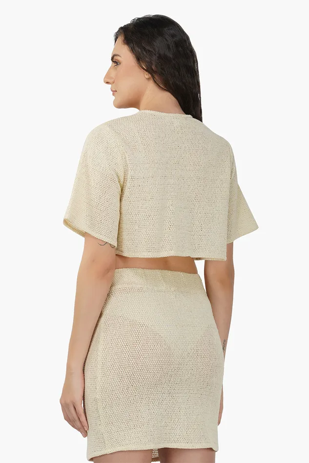 Uma Mesh Baggy Shirt Women Tops America and Beyond
