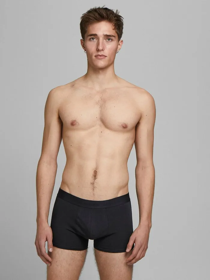 Underwear JACK and JONES Mens 7PACK BASIC TRUNKS Black Black Near Me