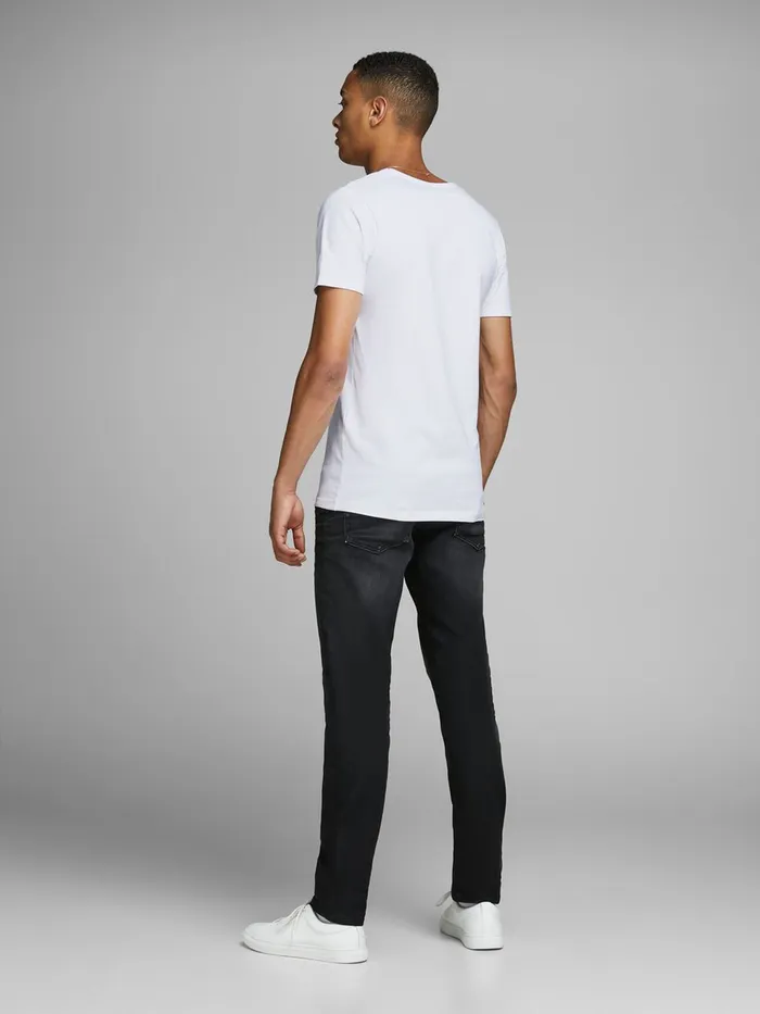 Underwear JACK and JONES Mens BASIC VNECK REGULAR FIT TSHIRT White OPT WHITE Gift Ideas