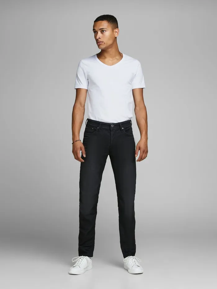 Underwear JACK and JONES Mens BASIC VNECK REGULAR FIT TSHIRT White OPT WHITE Gift Ideas