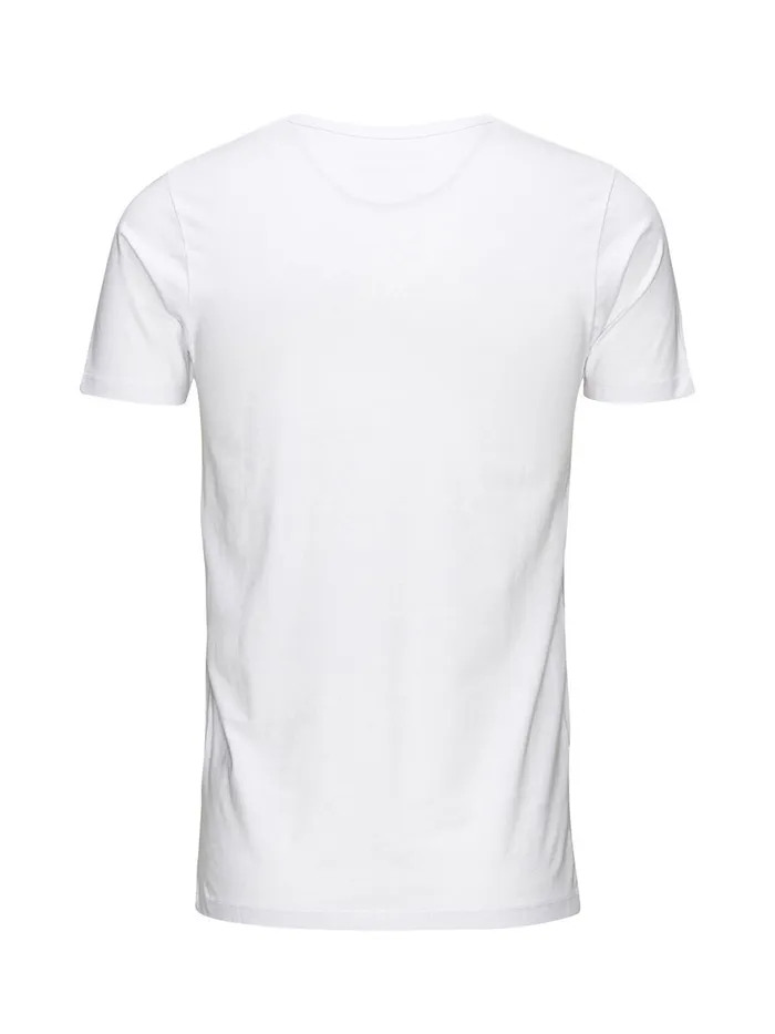 Underwear JACK and JONES Mens BASIC VNECK REGULAR FIT TSHIRT White OPT WHITE Gift Ideas