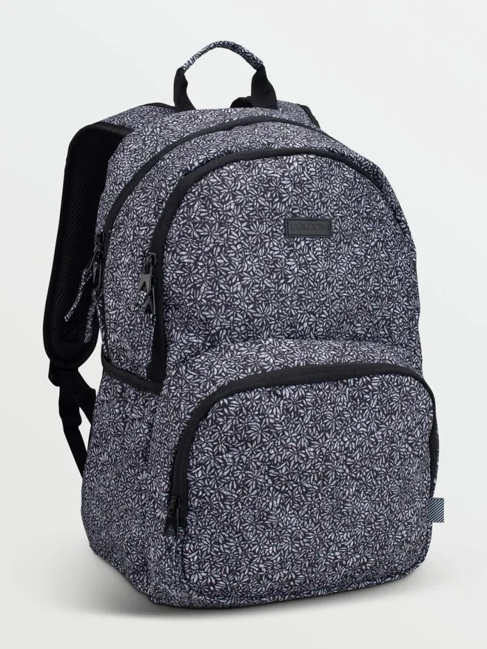 Upperclass Backpack 8211 BlackWhite Womens Volcom Bags and Backpacks