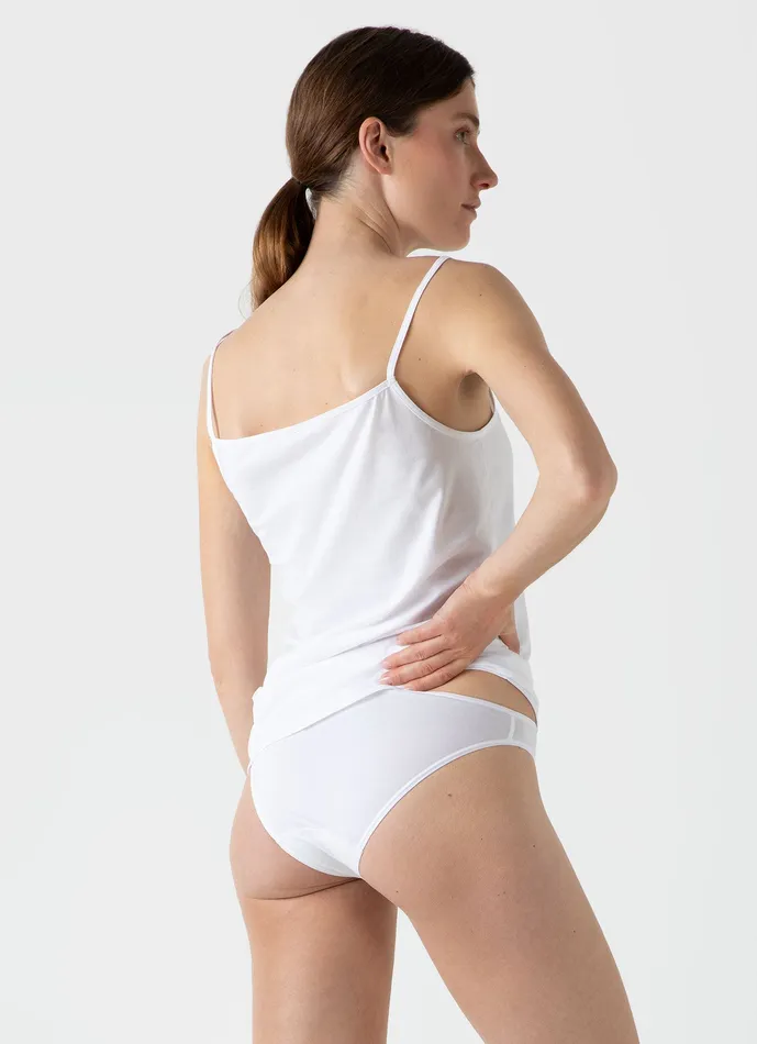 ussunspel Cotton Cami White Women Loungewear and Sleepwear