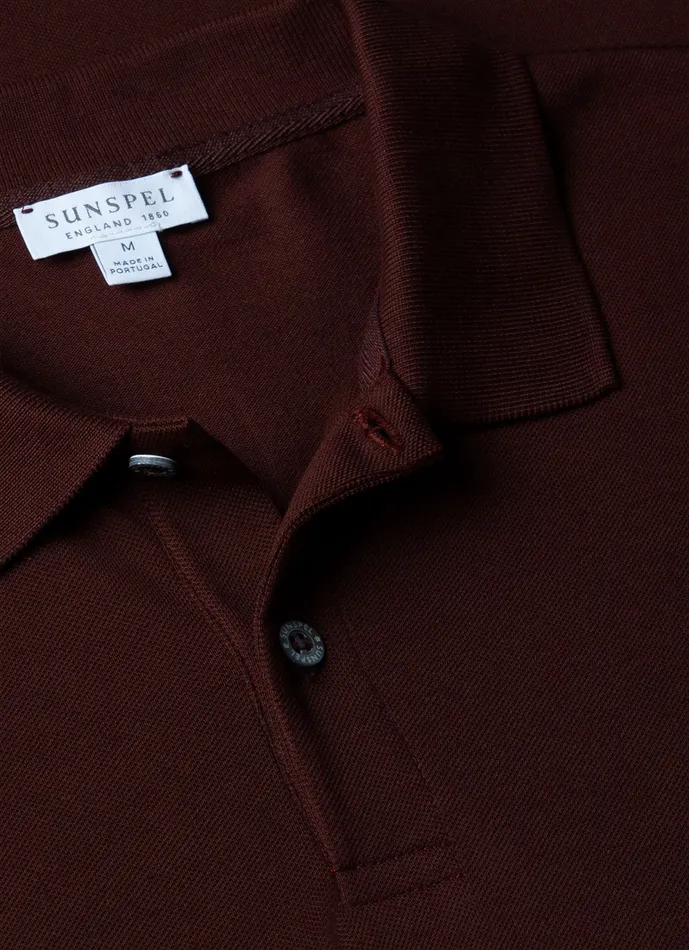 ussunspel Piqu Polo Shirt Raisin Men Polo Shirts ussunspel Piqu Polo Shirt Raisin Men Polo Shirts