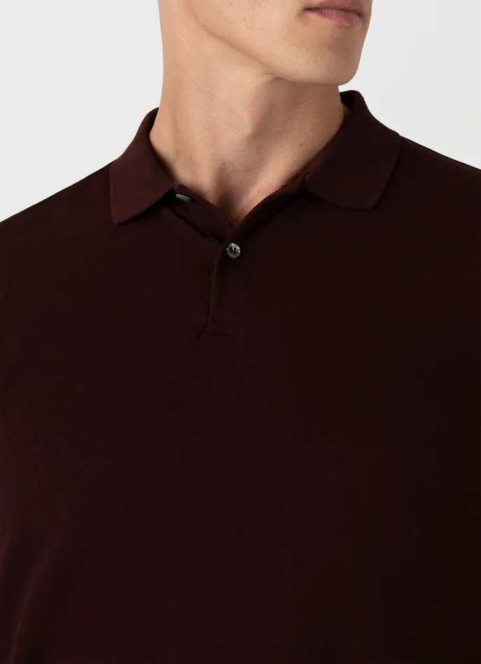 ussunspel Piqu Polo Shirt Raisin Men Polo Shirts ussunspel Piqu Polo Shirt Raisin Men Polo Shirts
