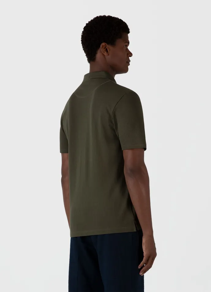 ussunspel Riviera Polo Shirt Pine Green Men Polo Shirts