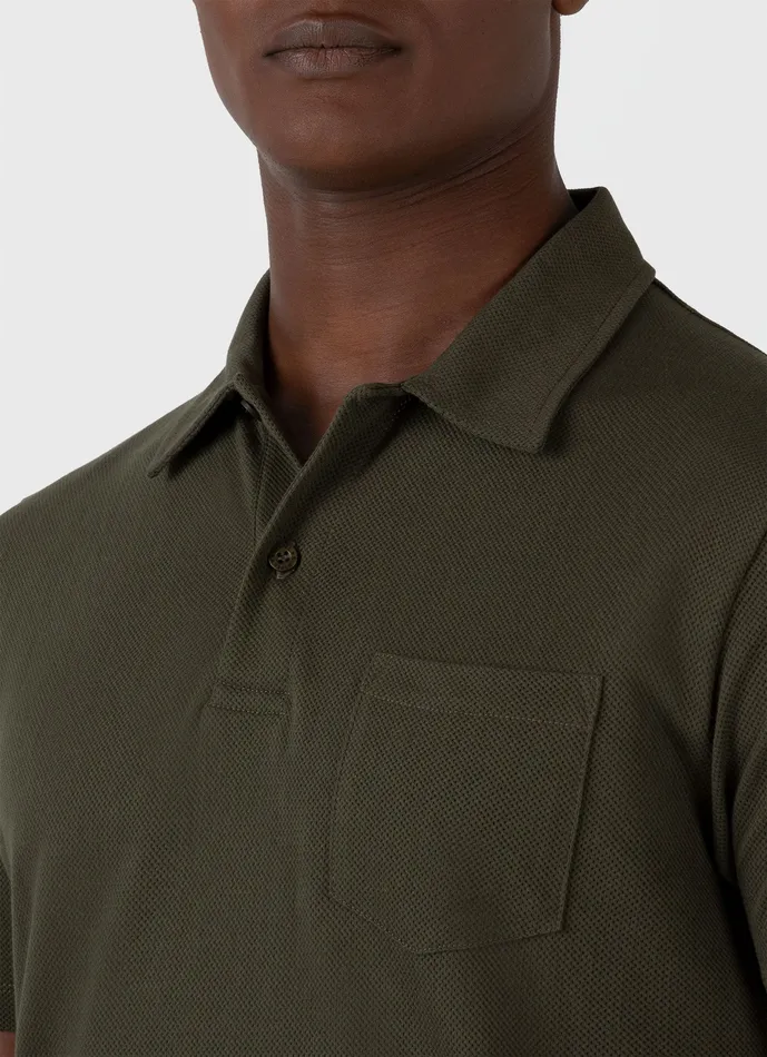 ussunspel Riviera Polo Shirt Pine Green Men Polo Shirts