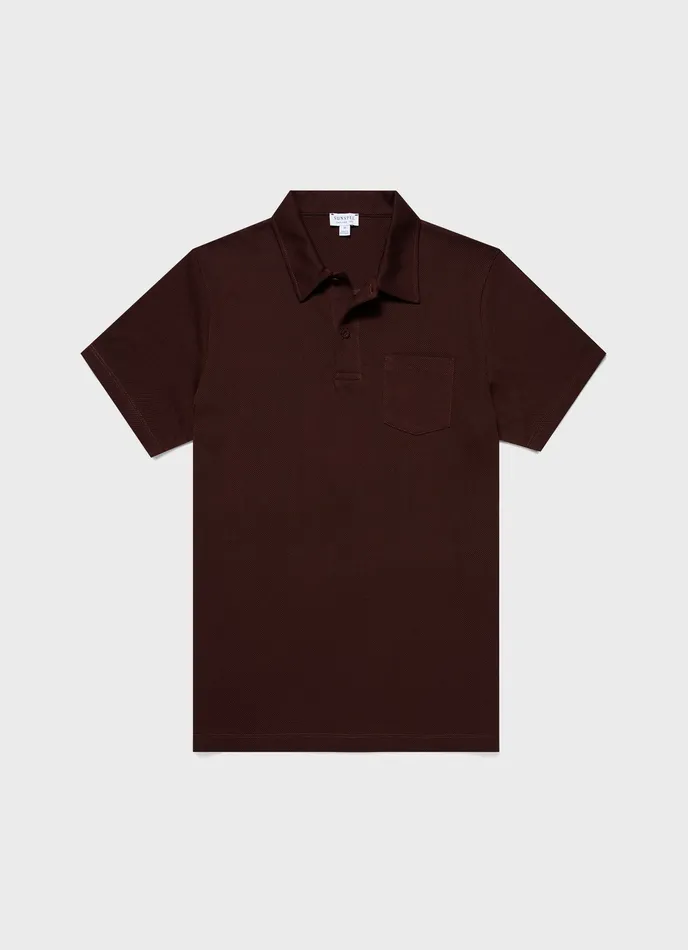 ussunspel Riviera Polo Shirt Raisin Men Polo Shirts