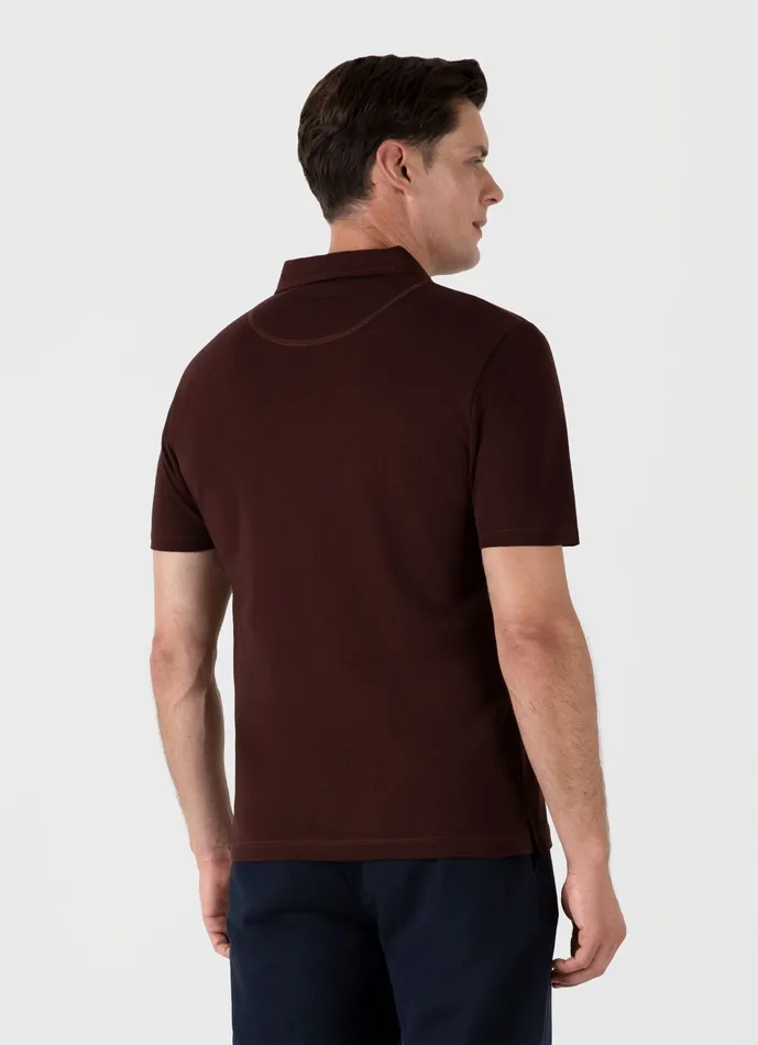 ussunspel Riviera Polo Shirt Raisin Men Polo Shirts