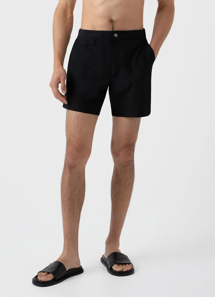 ussunspel Swimwear Men Tailored Swim Shorts Black