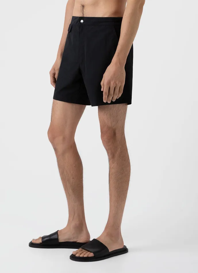 ussunspel Swimwear Men Tailored Swim Shorts Black