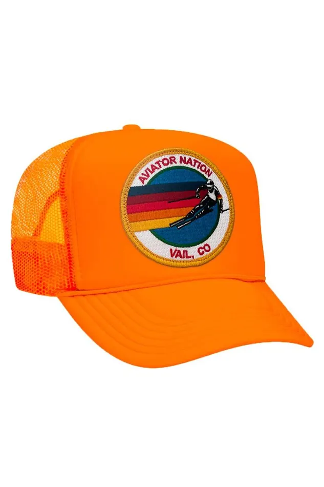 Vail Trucker Hat WomenMen Aviator Nation Trucker Hats