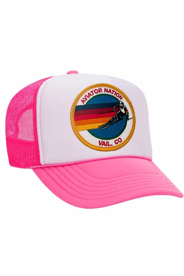 Vail Trucker Hat WomenMen Aviator Nation Trucker Hats