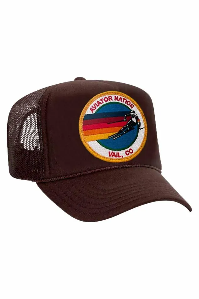 Vail Trucker Hat WomenMen Aviator Nation Trucker Hats