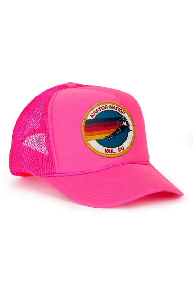 Vail Trucker Hat WomenMen Aviator Nation Trucker Hats