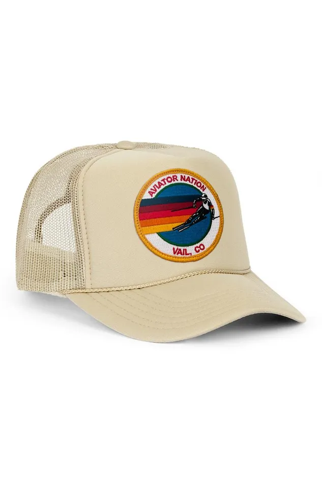 Vail Trucker Hat WomenMen Aviator Nation Trucker Hats
