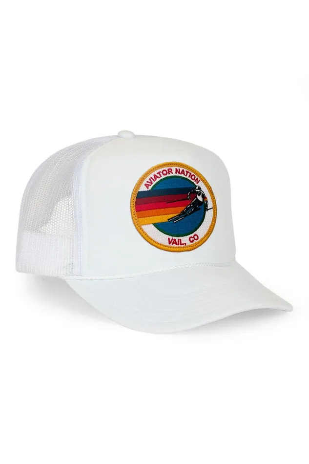 Vail Trucker Hat WomenMen Aviator Nation Trucker Hats
