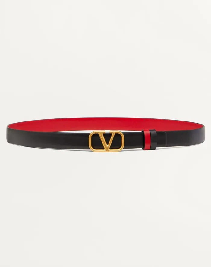 Valentino Belts Woman Reversible Vlogo Signature Belt In Glossy Calfskin 20 Mm For Woman In Saddle Brownblack Saddle Brownblack Valentino Belts Woman Reversible Vlogo Signature Belt In Glossy Calfskin 20 Mm For Woman In Saddle Brownblack Saddle Brownblack
