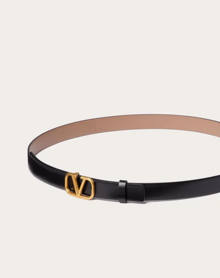 Valentino Belts Woman Reversible Vlogo Signature Belt In Glossy Calfskin 20 Mm For Woman In Saddle Brownblack Saddle Brownblack Valentino Belts Woman Reversible Vlogo Signature Belt In Glossy Calfskin 20 Mm For Woman In Saddle Brownblack Saddle Brownblack
