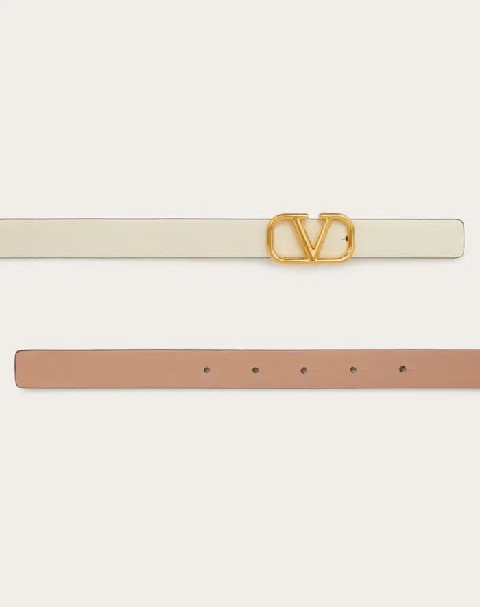 Valentino Belts Woman Reversible Vlogo Signature Belt In Glossy Calfskin 20 Mm For Woman In Saddle Brownblack Saddle Brownblack Valentino Belts Woman Reversible Vlogo Signature Belt In Glossy Calfskin 20 Mm For Woman In Saddle Brownblack Saddle Brownblack