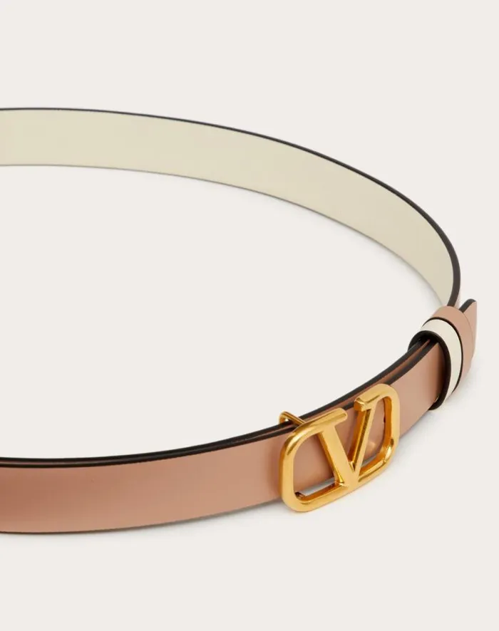 Valentino Belts Woman Reversible Vlogo Signature Belt In Glossy Calfskin 20 Mm For Woman In Saddle Brownblack Saddle Brownblack Valentino Belts Woman Reversible Vlogo Signature Belt In Glossy Calfskin 20 Mm For Woman In Saddle Brownblack Saddle Brownblack