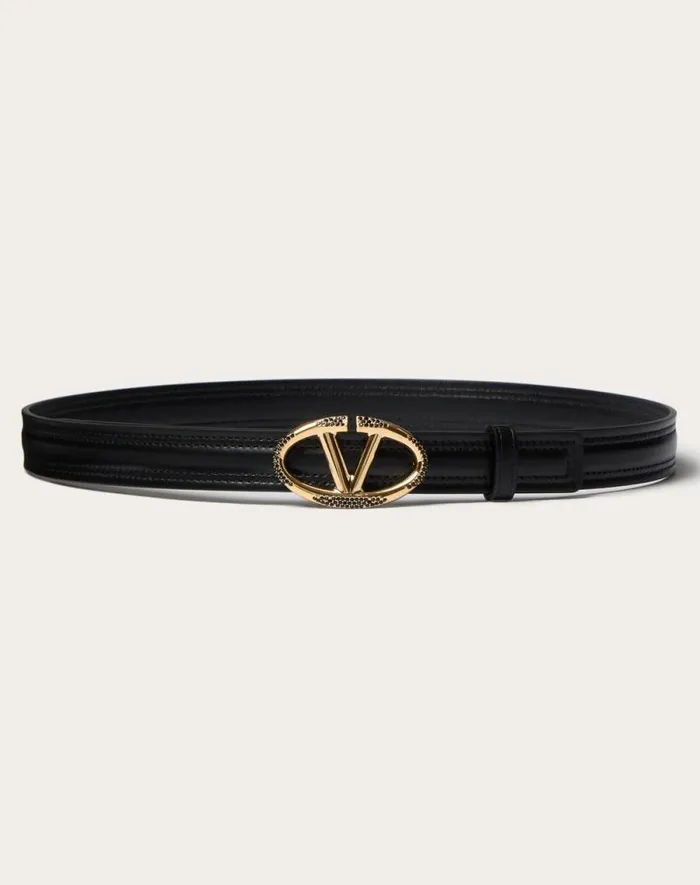 Valentino Belts Woman The Bold Edition Vlogo Shiny Calfskin Belt 20 Mm For Woman In Multicolour Multicolour Valentino Belts Woman The Bold Edition Vlogo Shiny Calfskin Belt 20 Mm For Woman In Multicolour Multicolour