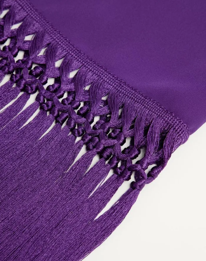 Valentino Dresses Woman Cady Couture Dress For Woman In Violet Violet