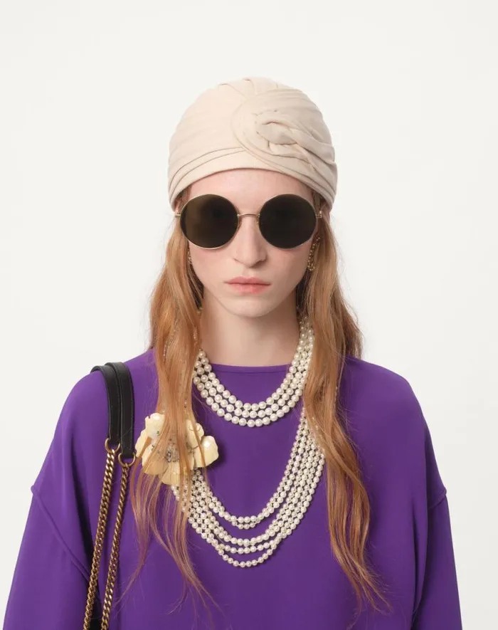 Valentino Dresses Woman Cady Couture Dress For Woman In Violet Violet