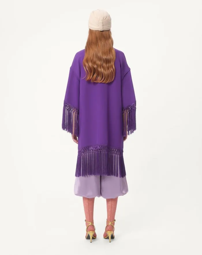 Valentino Dresses Woman Cady Couture Dress For Woman In Violet Violet
