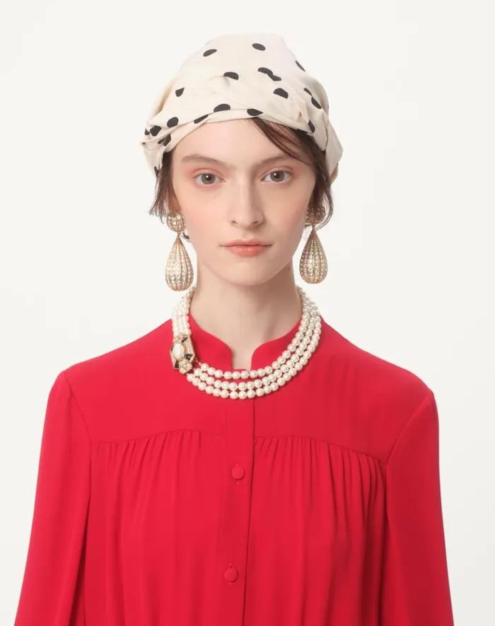 Valentino Gowns Woman Georgette Long Dress For Woman In Red Red Valentino Gowns Woman Georgette Long Dress For Woman In Red Red