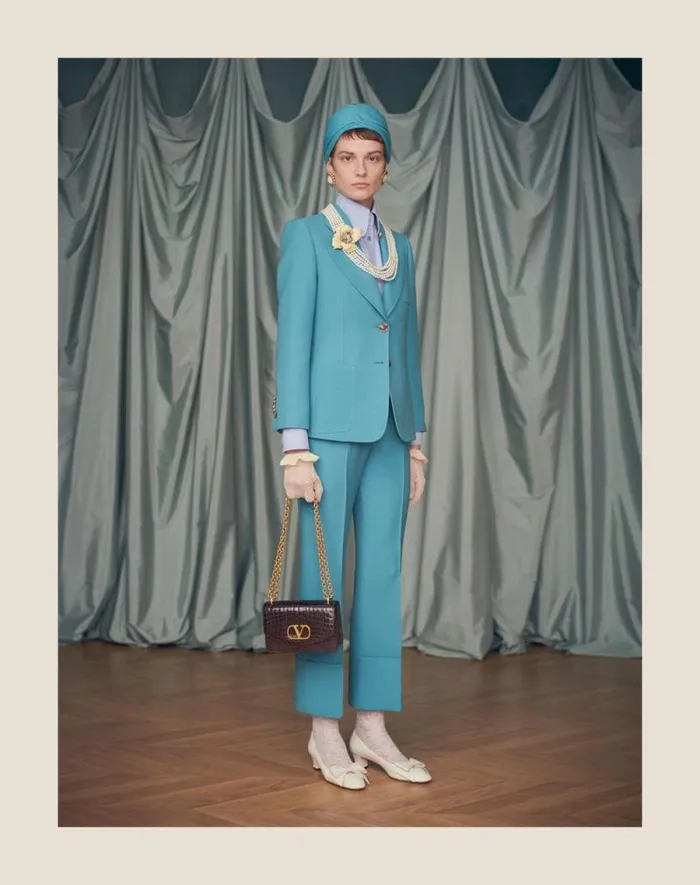 Valentino Jackets And Blazers Woman Crepe Couture Blazer For Woman In Birch Birch Valentino Jackets And Blazers Woman Crepe Couture Blazer For Woman In Birch Birch