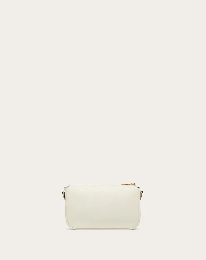 Valentino Mini Bags Woman Mini Vlogo Signature Calfskin Crossbody Bag For Woman In Ivory Ivory Valentino Mini Bags Woman Mini Vlogo Signature Calfskin Crossbody Bag For Woman In Ivory Ivory