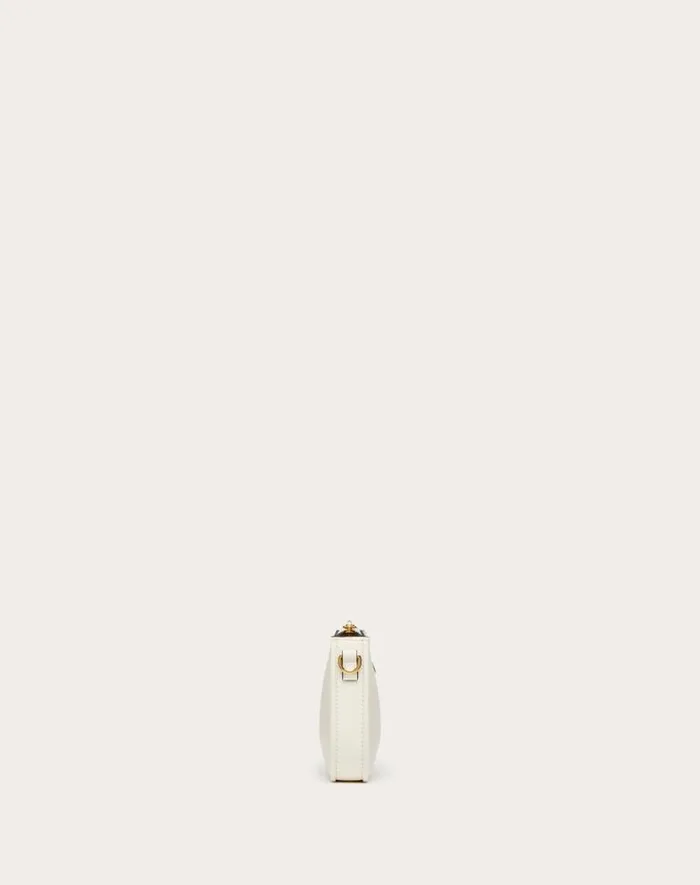 Valentino Mini Bags Woman Mini Vlogo Signature Calfskin Crossbody Bag For Woman In Ivory Ivory Valentino Mini Bags Woman Mini Vlogo Signature Calfskin Crossbody Bag For Woman In Ivory Ivory