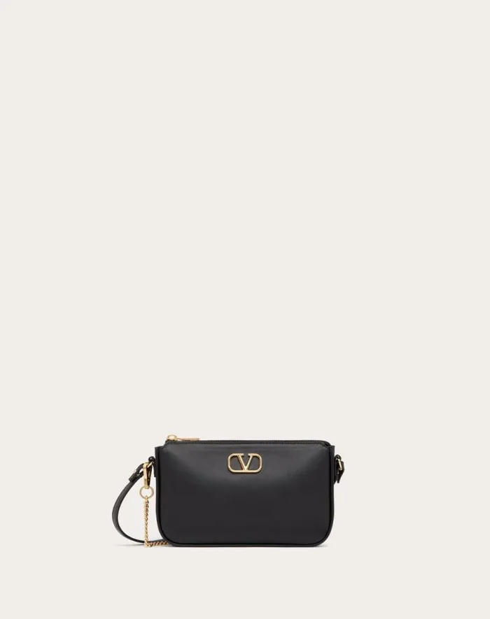 Valentino Mini Bags Woman Mini Vlogo Signature Calfskin Crossbody Bag For Woman In Ivory Ivory Valentino Mini Bags Woman Mini Vlogo Signature Calfskin Crossbody Bag For Woman In Ivory Ivory