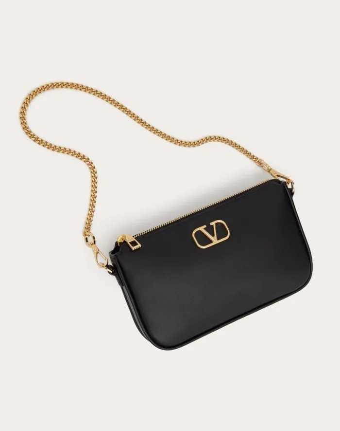 Valentino Mini Bags Woman Mini Vlogo Signature Calfskin Crossbody Bag For Woman In Ivory Ivory Valentino Mini Bags Woman Mini Vlogo Signature Calfskin Crossbody Bag For Woman In Ivory Ivory