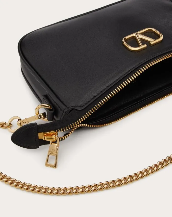 Valentino Mini Bags Woman Mini Vlogo Signature Calfskin Crossbody Bag For Woman In Ivory Ivory Valentino Mini Bags Woman Mini Vlogo Signature Calfskin Crossbody Bag For Woman In Ivory Ivory