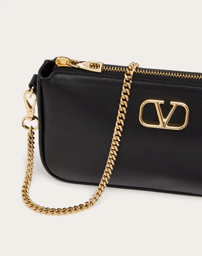 Valentino Mini Bags Woman Mini Vlogo Signature Calfskin Crossbody Bag For Woman In Ivory Ivory Valentino Mini Bags Woman Mini Vlogo Signature Calfskin Crossbody Bag For Woman In Ivory Ivory